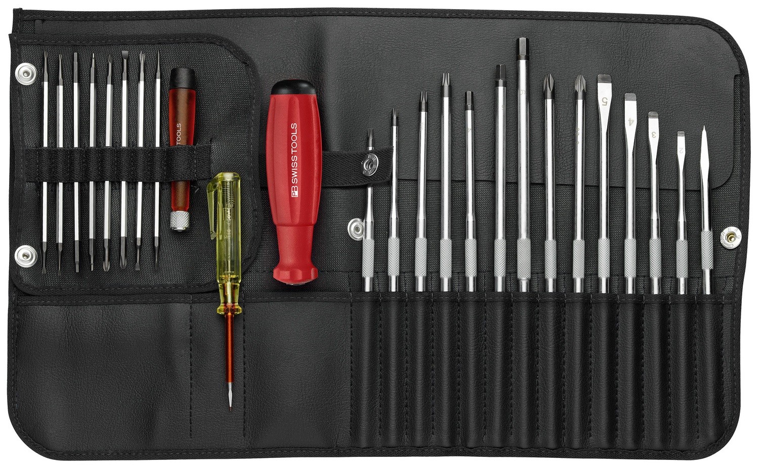 Close-Up of PB Swiss Precision Screwdrivers from the PB 8515 Allrounder Set