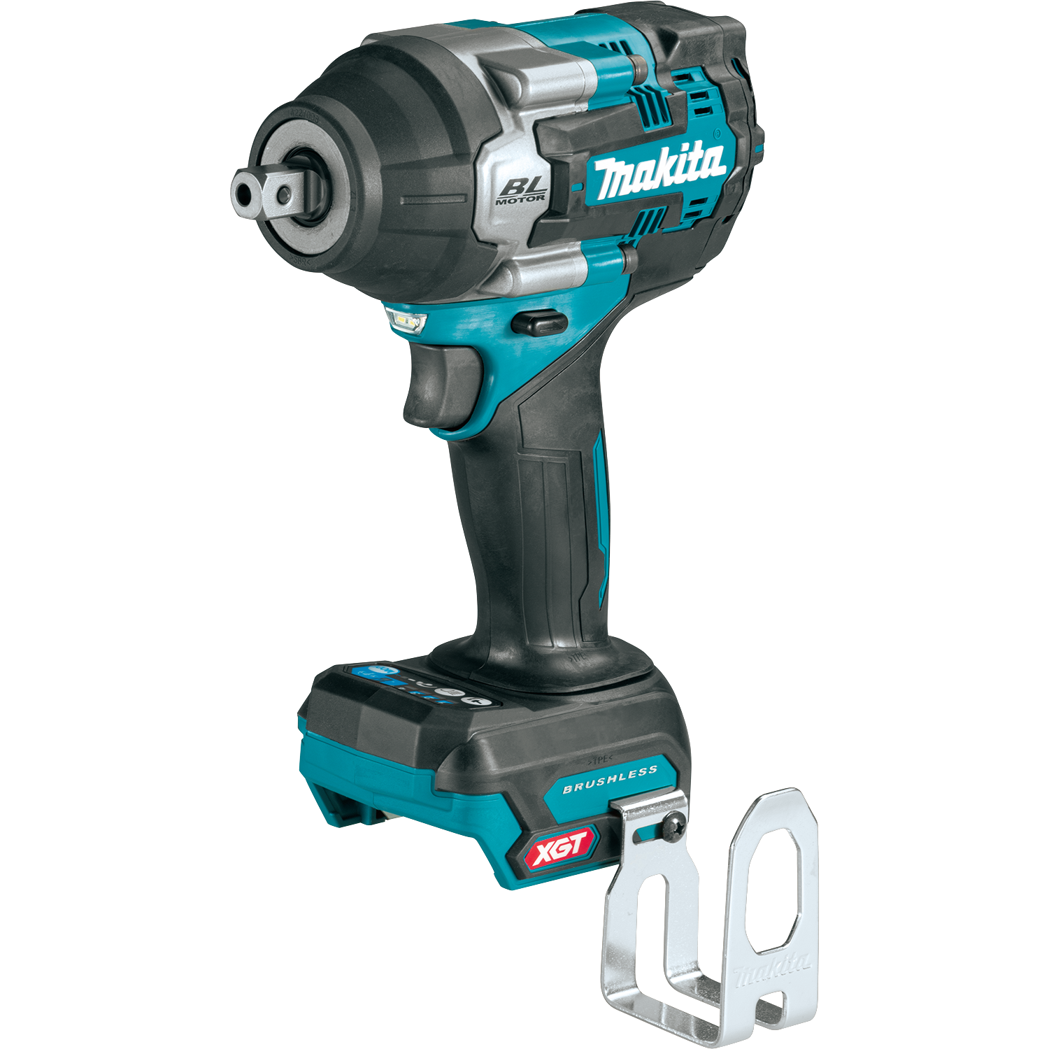 Makita 40V Max XGT Square Drive Impact Wrench Displayed with Detent Anvil