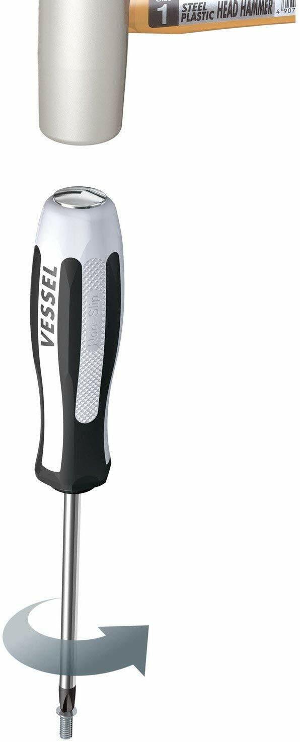 Close-Up of VESSEL 980MIXEVA MEGADORA Screwdrivers’ Impacta