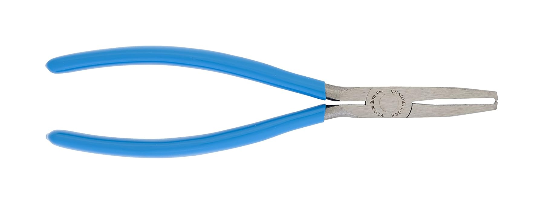 The Channellock 748 8-Inch Long Reach End Cutting Pliers, ideal for precision work in hard-to-reach places.