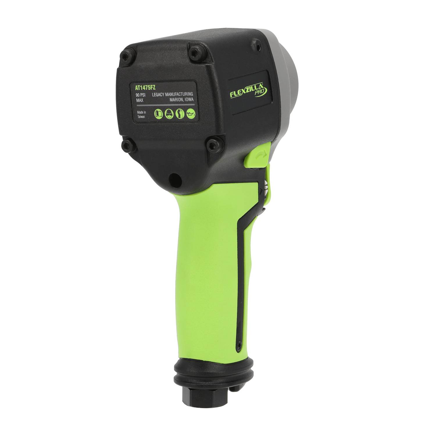 The compact design of the Flexzilla Pro Mini Impact Wrench makes it ideal for tight spaces.