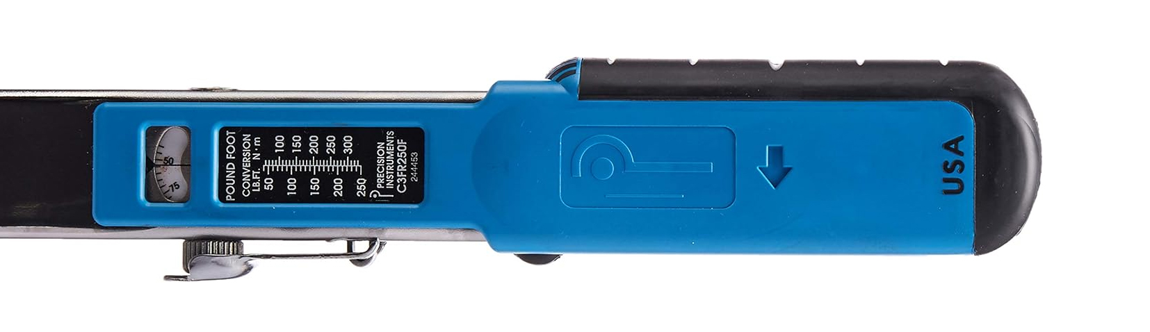 The flex head of the PREC3FR250F allows for precise torque application even in tight spaces.